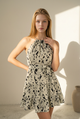 Vestido Mini con Estampado de Leopardo