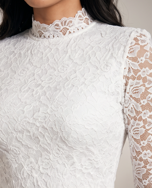 Blusa de Encaje Vintage