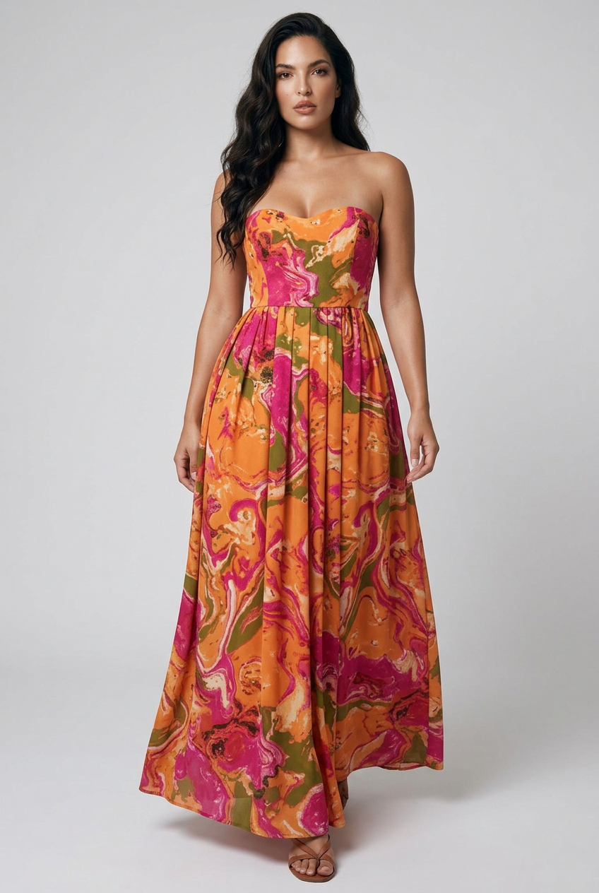 Vestido Comprido Elegante - Conforto e Estilo para o Verão