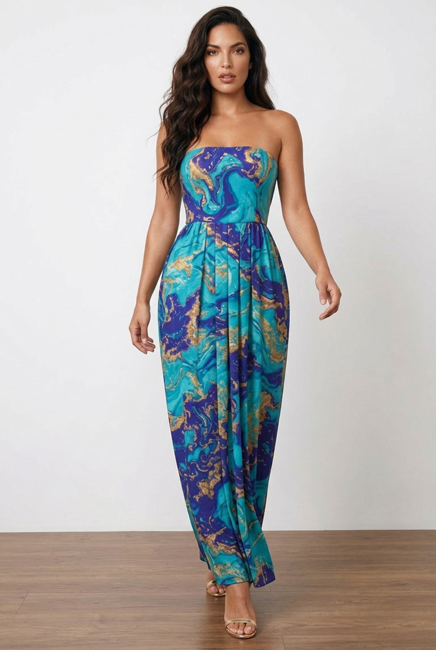 Vestido Comprido Elegante - Conforto e Estilo para o Verão