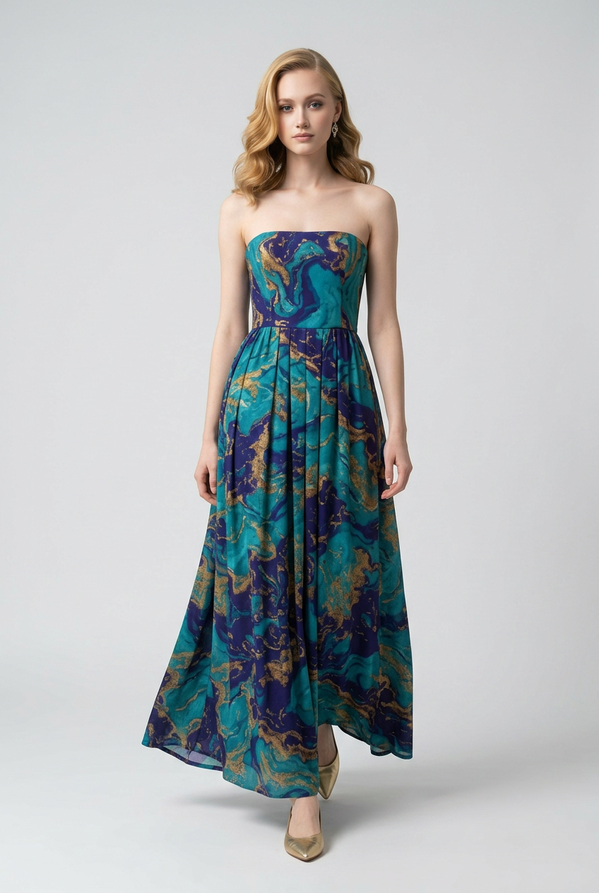 Vestido Comprido Elegante - Conforto e Estilo para o Verão