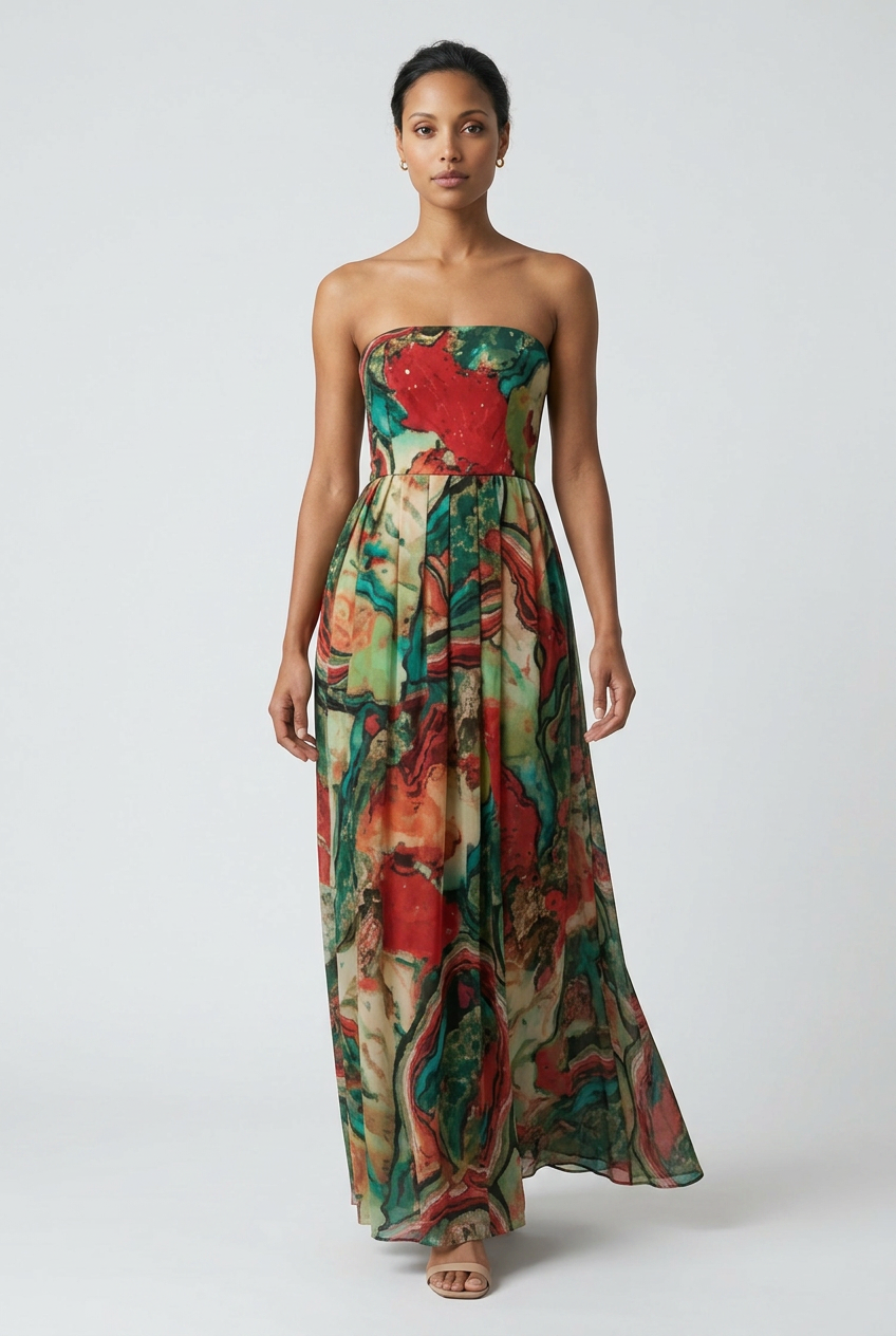 Vestido Comprido Elegante - Conforto e Estilo para o Verão