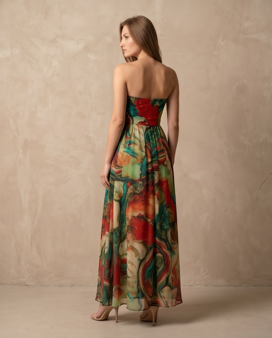 Vestido Comprido Elegante - Conforto e Estilo para o Verão
