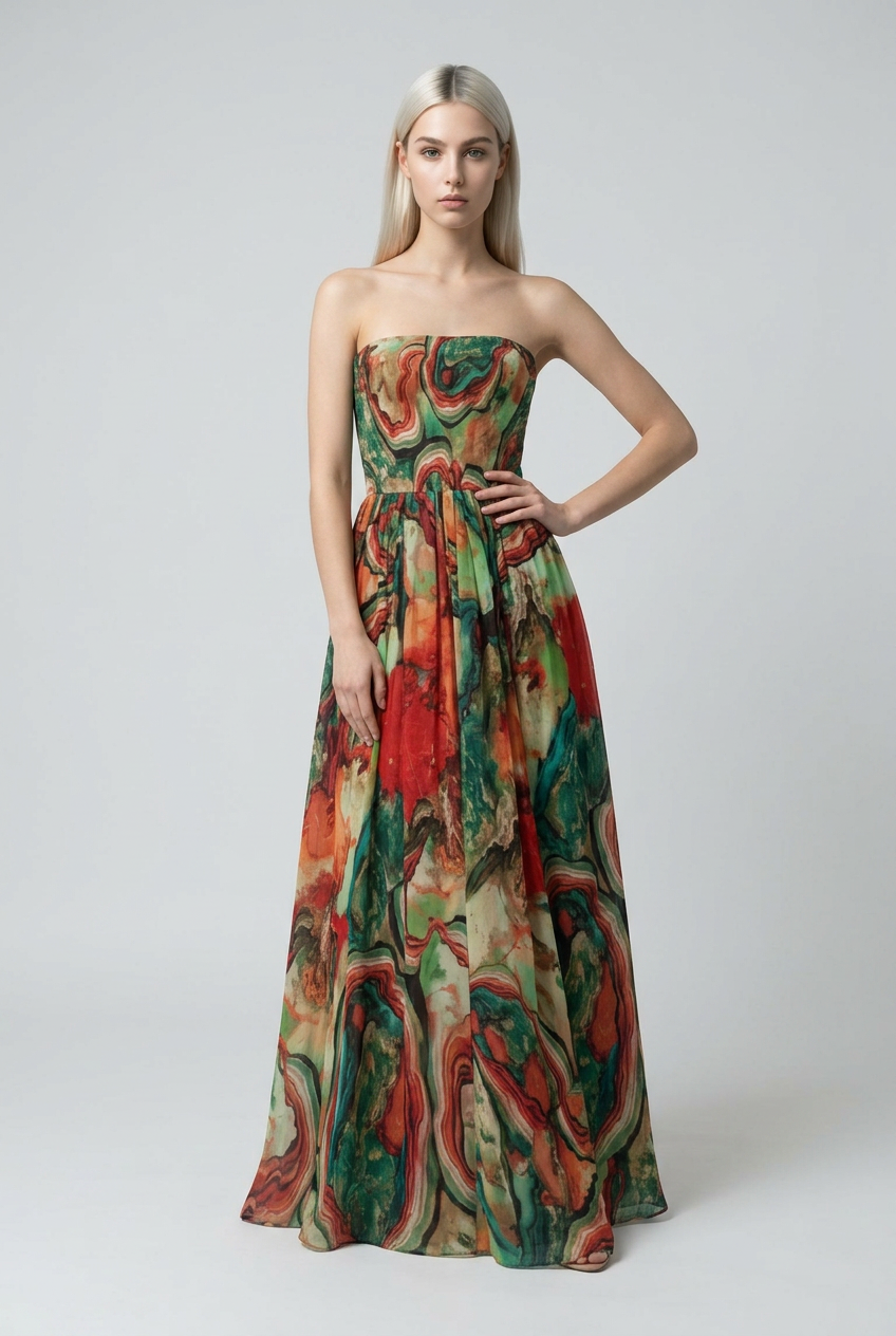Vestido Comprido Elegante - Conforto e Estilo para o Verão
